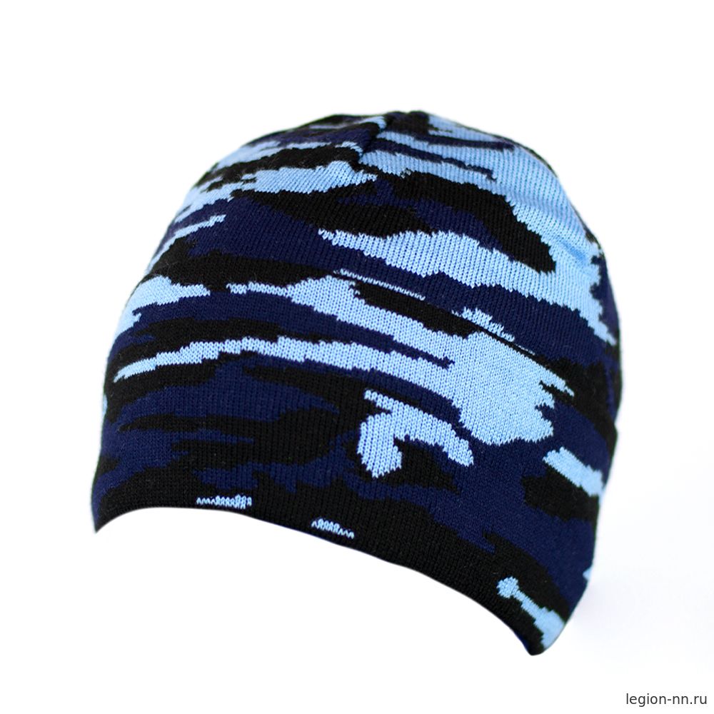 шапка кмф синий, изображение 1