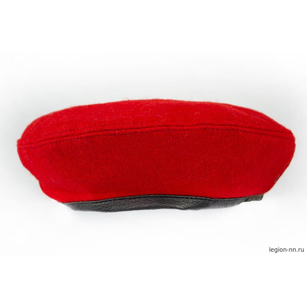 Берет простой цв. красный (военная полиция), изображение 1
