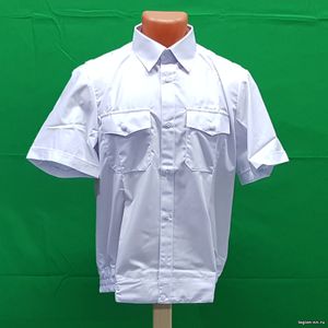 Рубашка Мужская белая короткий рукав, изображение 1
