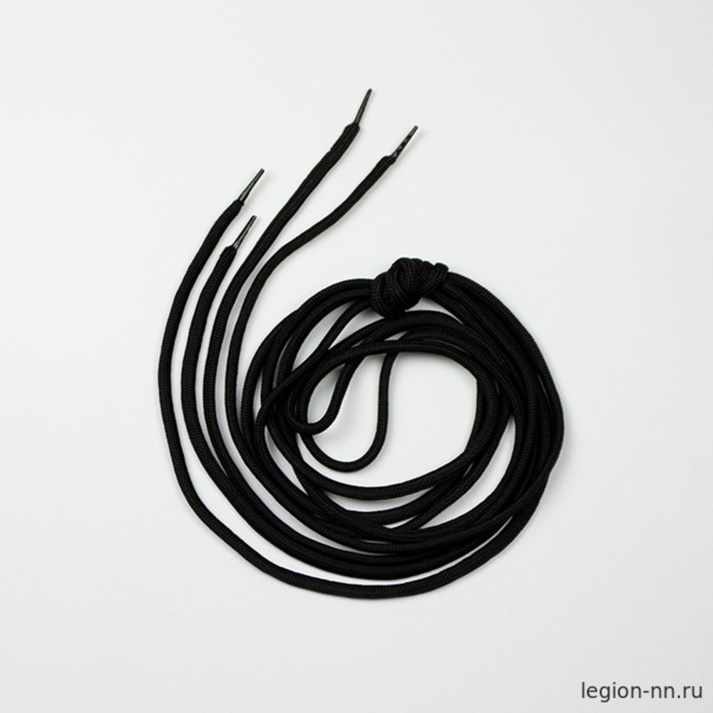 Шнурки 1,8 м (черные), изображение 1