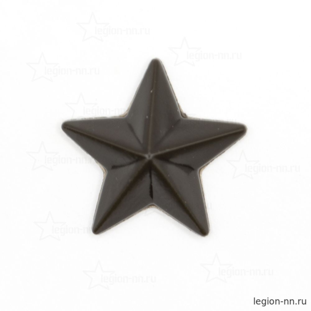 Звезда на погоны пласт. 20 мм защ., изображение 1