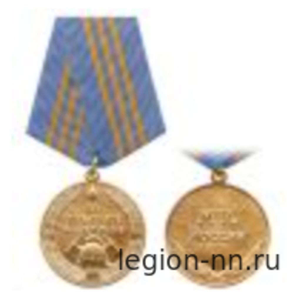Медаль МЧС За отличие в службе 3 степ., изображение 1
