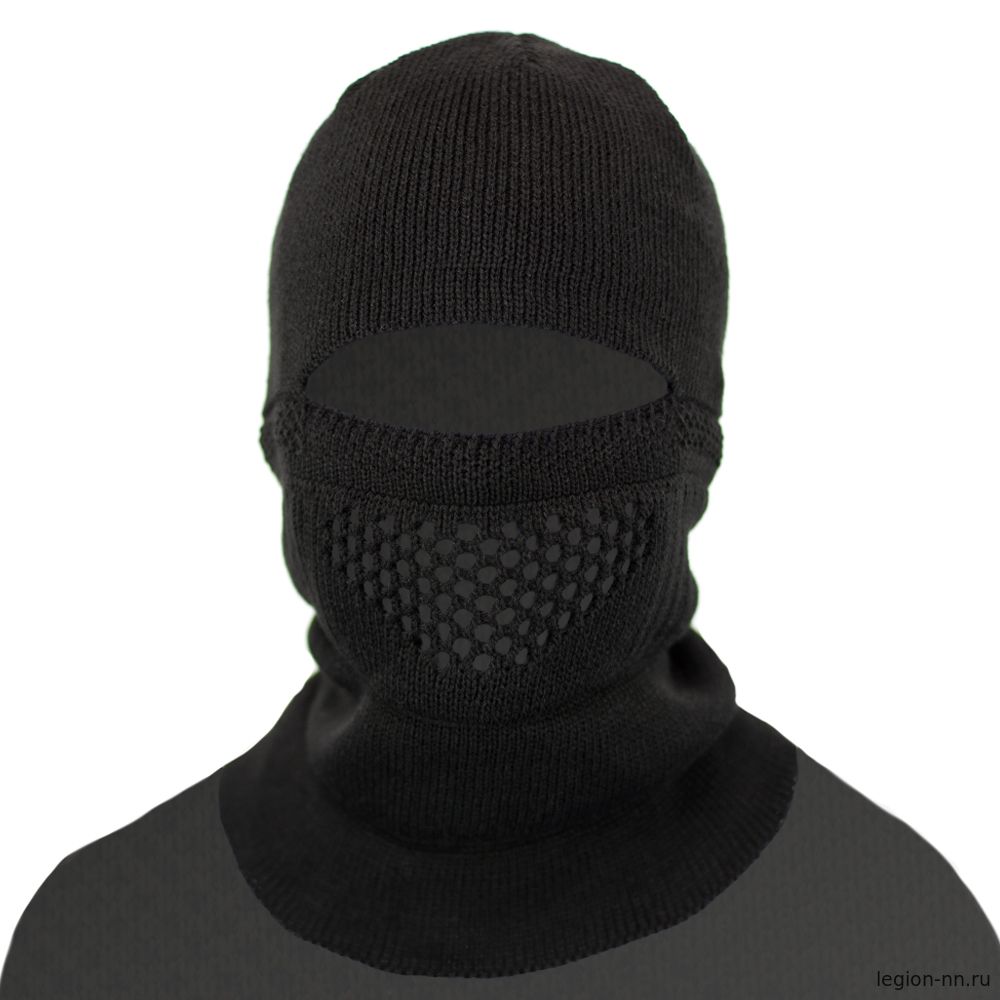 Шапка-маска ATTACK (цв. черный), изображение 1