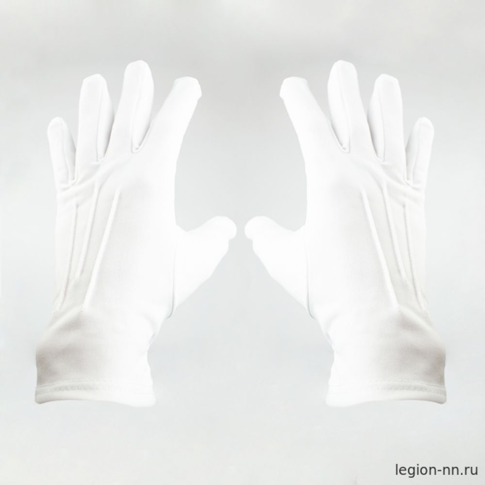 Перчатки белые (парадные), изображение 1