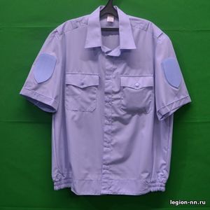 Рубашка Мужская Полиция короткий рукав с липучкой, изображение 1