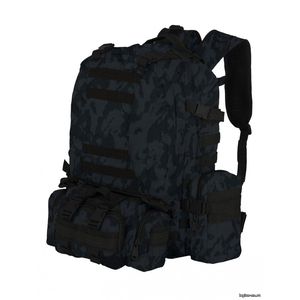 Рюкзак тактический рейдовый (викинг) цв. чёрный мультикам, изображение 1