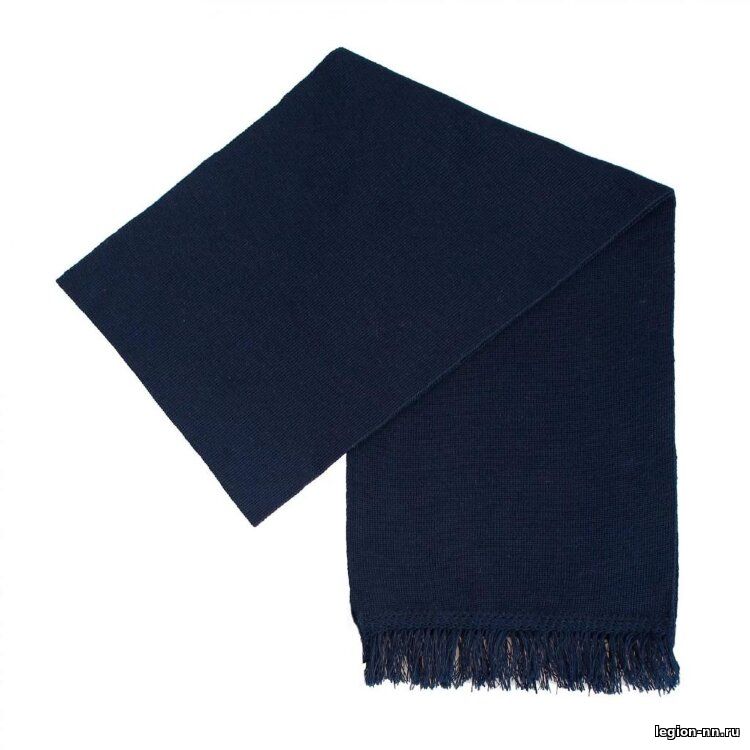 Кашне (шарф) темно-синего цвета