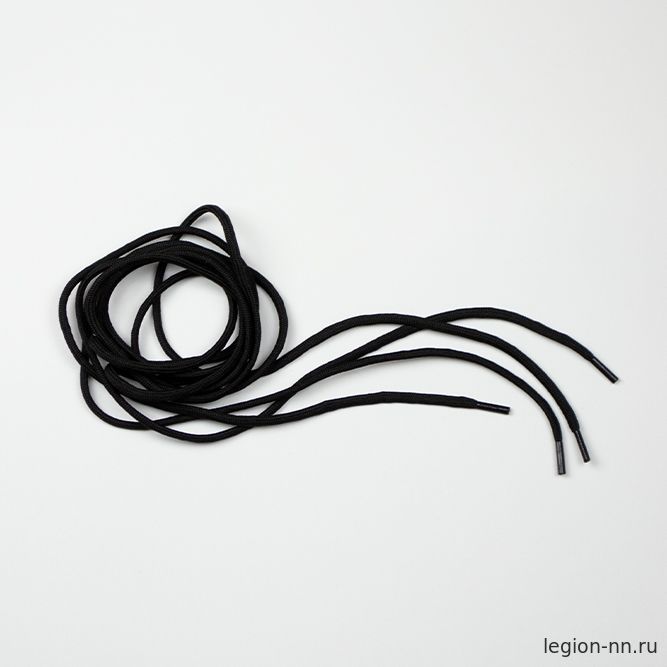 Шнурки кевларовые 1,8м (цв. черный)