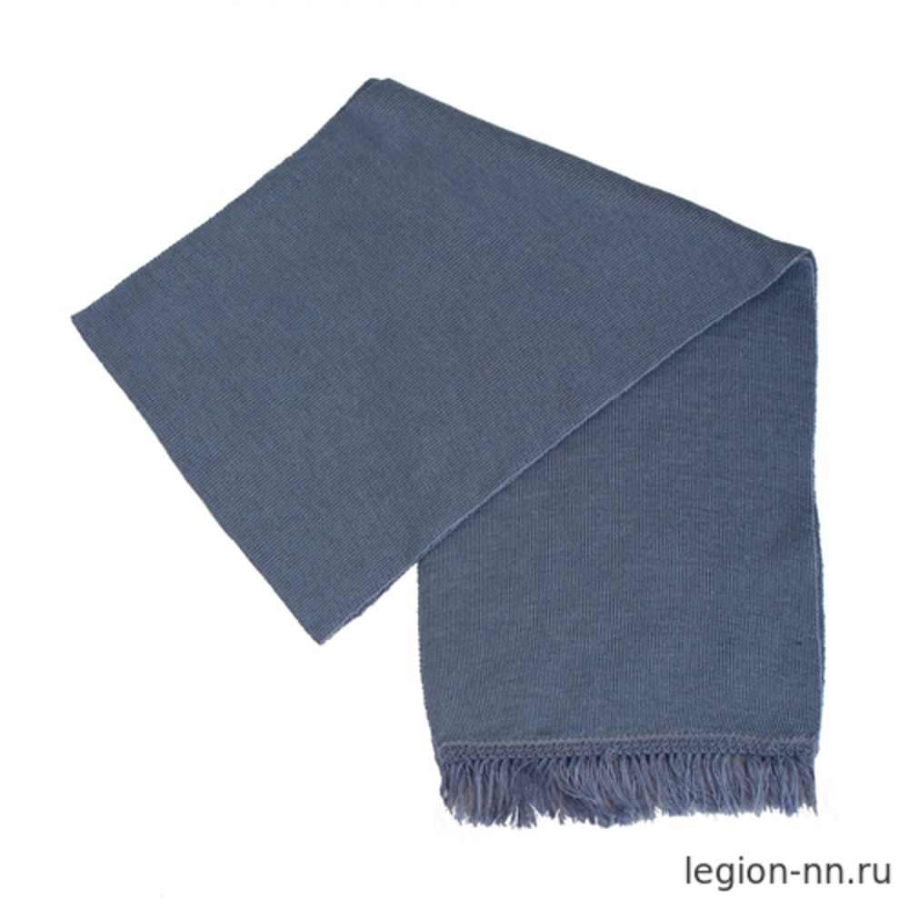 Кашне (шарф) цв. серо-синий, изображение 1