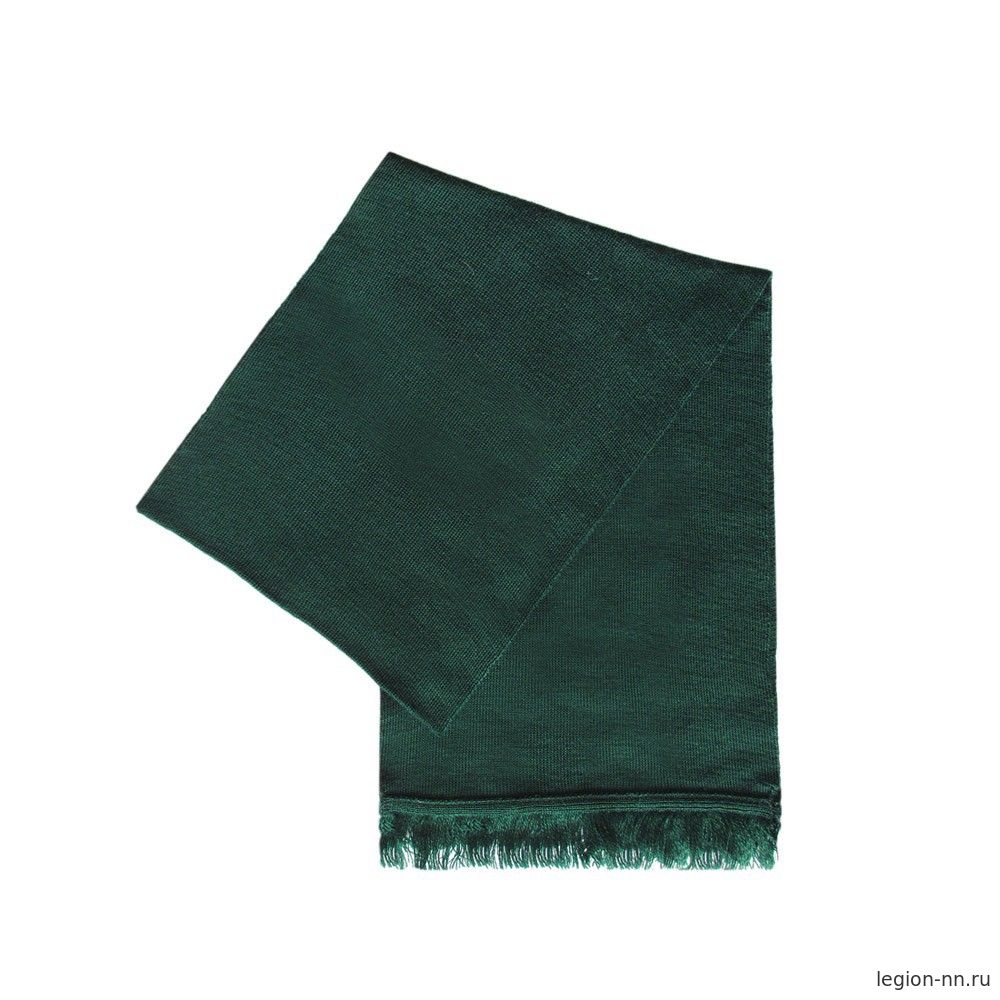Кашне (шарф) цв. темно-зеленый