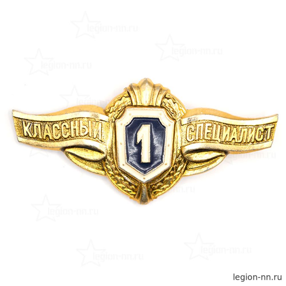 Знак Классность МО (Специалист 1 класса), изображение 1