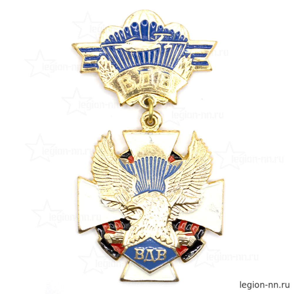 Знак-медаль ВДВ (орел на белом кресте), изображение 1