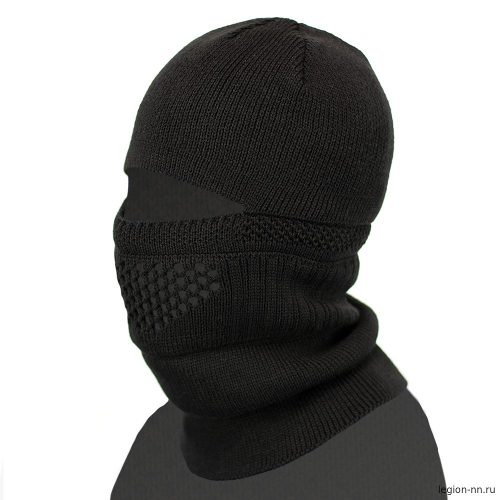 Шапка-маска ATTACK (цв. черный), изображение 2