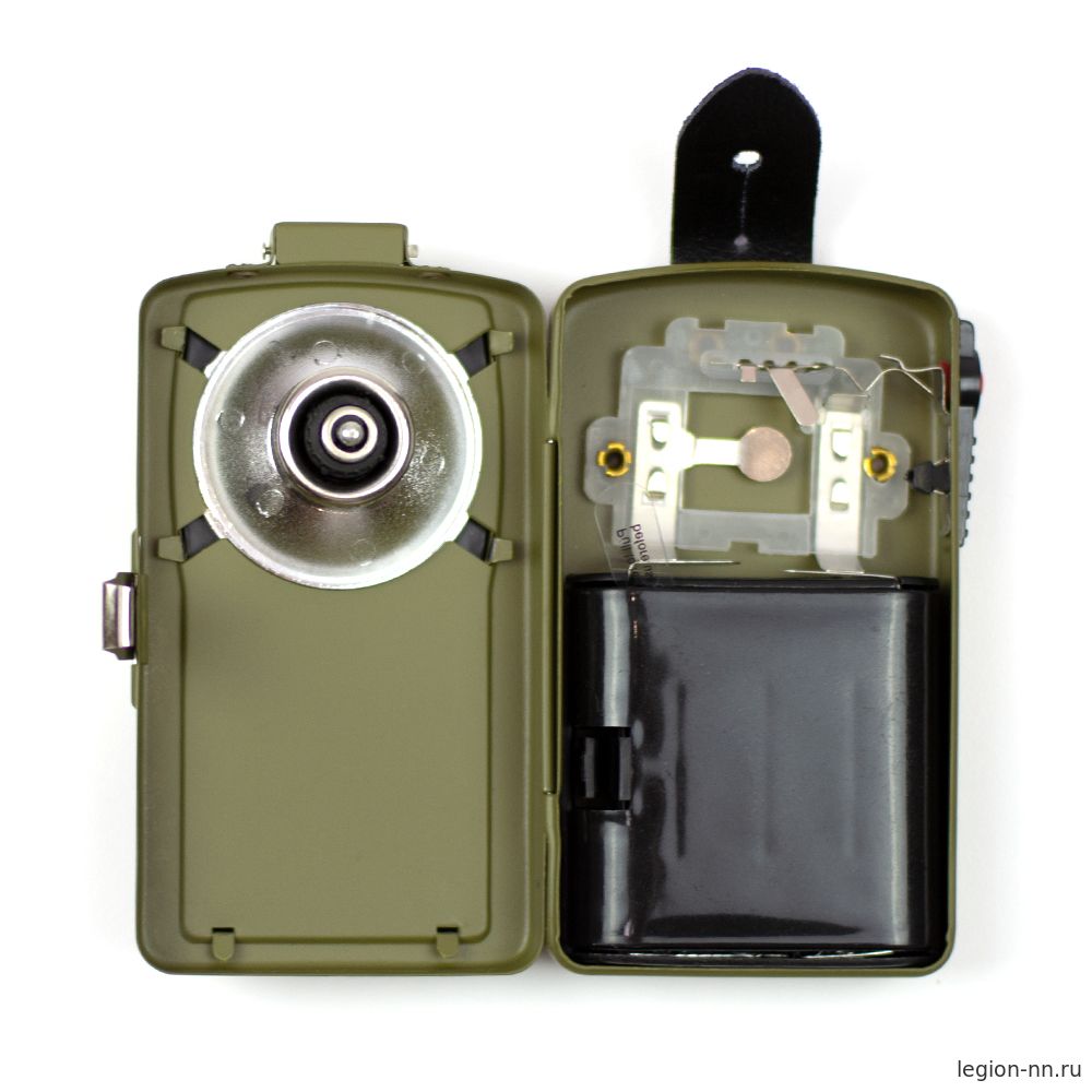 Классический армейский сигнальный фонарь со светофильтрами (цв. олива), изображение 5