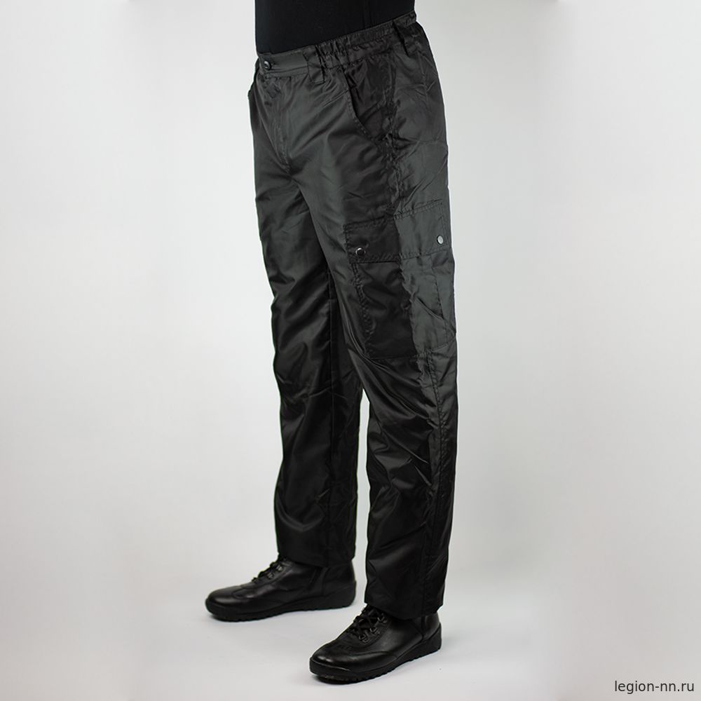 Флисовые брюки (цв. черный), изображение 3