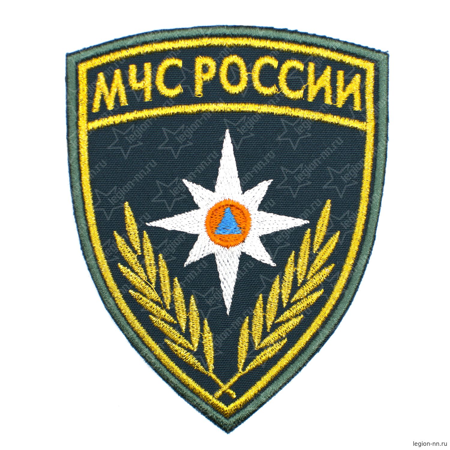 Шеврон вышитый МЧС России (щит) нового образца (приказ №280)