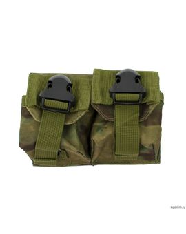 Подсумок двойной для гранат (цв. мох), изображение 1